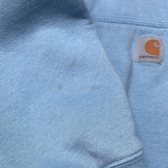 Carhartt Graphic Sweatshirt Hoodie Women’s Size Small Loose Fit From Fall 2022 - Picture 8 of 10